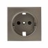 Фотография товара 'EKF Валенсия лицевая панель розетки 1-местной с/з 16А кашемир ESR16-L-028-40'