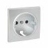 Фотография товара 'EKF Валенсия лицевая панель розетки 1-местной с/з 16А сталь ESR16-L-028-30'