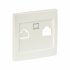 Фотография товара 'EKF Валенсия лицевая панель розетки RJ-45 1-местная жемчуг ESK01-L-035-50'