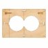 Фотография товара 'EKF sh-d72-2 Шаблон для подрозетников c 2 отв. диам. 72 мм Expert'