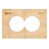 Фотография товара 'EKF sh-d82-2 Шаблон для подрозетников c 2 отв. диам. 82 мм Expert'