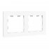 Фотография товара 'EKF UP1-FPW-02 2 - местная рамка, белая, пластик Эпика'
