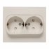 Фотография товара 'EKF EXR16-128-10 Стокгольм Розетка 2-местная с/з 16А PROxima'