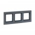 Фотография товара 'EKF UP1-FPG-03-44 3 - местная рамка, IP44, графит, пластик Эпика'