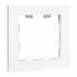 Фотография товара 'EKF UP1-FPW-01 1 - местная рамка, белая, пластик Эпика'