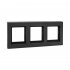 Фотография товара 'EKF UP1-FPB-03-44 3 - местная рамка, IP44, чёрная, пластик Эпика'