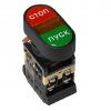 EKF Кнопка APBB-22N Пуск-Стоп овальная 220В NO+NC PROxima pbn-apbb-o