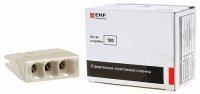 EKF Строительно-монтажная клемма СМК 2273-243 3 отверстия 0,5-2.5мм2 PROxima plc-smk-2273-243