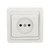EKF Розетка 1-местная без заземления 10А керамика PROxima EER10-022-10C