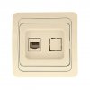 EKF Розетка Phone 1-местная PROxima EET01-034-20