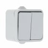 EKF Выключатель 2-клавишный 10А IP44 EKV10-023-10-44