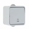 EKF Кнопка звонка 1-клавишная 10А IP44 EKZ10-026-10-44