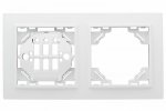 EKF Рамка 2-местная горизонтальная Basic ERM-G-302-10