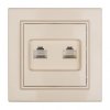 EKF Розетка RJ-45+Phone СП ERK00-135-20