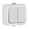 EKF Выключатель 2-клавишный 10А IP54 EFV10-023-30-54