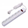 EKF Сетевой фильтр 6*1,8м 16А/3,2кВт ПВС 3х1,0 Блокбастер XL PROxima UFA16-310-6-018