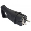 EKF Вилка угловая каучуковая с кольцом 230В 2P+PE 16A IP44 PROxima RPS-017-16-230-44