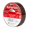 EKF Изолента ПВХ коричневая 19мм 20м серии SafeFlex plc-iz-sf-br