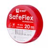 EKF Изолента ПВХ красная 19мм 20м серии SafeFlex plc-iz-sf-r