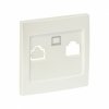 EKF Валенсия лицевая панель розетки RJ-45 1-местная жемчуг ESK01-L-035-50