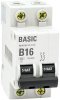 EKF Автоматический выключатель 2P 10А (B) 4,5кА ВА 47-29 Basic mcb4729-2-10-B